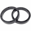 Picture of 1 Pair 6.5" Plastic Speaker Spacer Rings - Subwoofer Mid Range Custom Installation Mounting Adapter