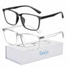 Picture of Tanlys 2 Pack Blue Light Blocking Glasses for Computer Eye Strain [Dry Eye & Sour Eye], Anti UV Reduce Headache Classic Bluelight Blocker Glasses Men Women