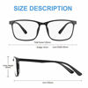 Picture of Tanlys 2 Pack Blue Light Blocking Glasses for Computer Eye Strain [Dry Eye & Sour Eye], Anti UV Reduce Headache Classic Bluelight Blocker Glasses Men Women