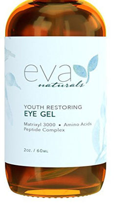 Picture of Eye Gel - Larger Size 2 oz Bottle - Best Firming Eye Cream Treatment for Dark Circles, Puffy Eyes, Crow's Feet, Fine Lines & Under Eye Wrinkles by Eva Naturals