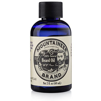 Picture of Beard Oil by Mountaineer Brand (2oz) | WV Pine Tar | Premium 100% Natural Beard Conditioner