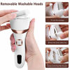 Picture of Electric Foot Callus Remover Kit, ELMCHEE Rechargeable callous removers 3 Grinding Heads Portable Waterproof foot file, Professional Pedicure Tools Feet Care for Dead, Hard Cracked Dry Skin