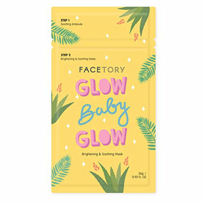 Picture of FaceTory Glow Baby Glow Brightening Facial Sheet Mask (Single Mask)- Brightening, Calming, and Moisturizing