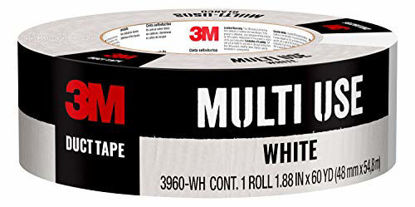 Picture of 3M Multi-Use Duct Tape, White, 1.88 in x 60 yd, 3960, 1 Roll