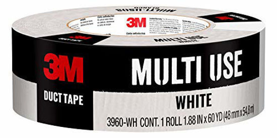 Picture of 3M Multi-Use Duct Tape, White, 1.88 in x 60 yd, 3960, 1 Roll