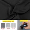 Picture of NTBAY Microfiber King Fitted Sheet, Wrinkle, Fade, Stain Resistant Deep Pocket Bed Sheet, Black
