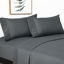 Picture of Bedsure Full Size Sheets Set Grey - Soft 1800 Bedding Microfiber Sheets for Full Size Bed - Wrinkle, Fade, Stain Resistant - 4 Pieces
