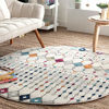Picture of nuLOOM Moroccan Blythe Area Rug, 4' x 6' Oval, Multi