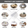 Picture of OstepDecor Custom 108 x 44 Inch Clear Table Cover Protector, 1.5mm Thick Table Pad for Dining Room Table, Clear Table Cloth Cover Protector, Plastic Table Cloth for Kitchen Wooden Table 8ft