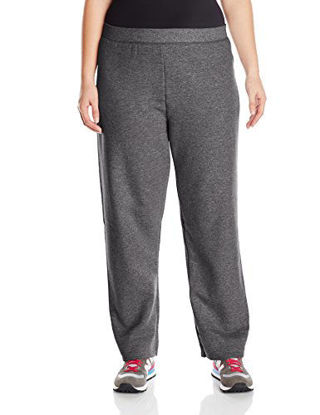 Picture of Just My Size Women's Plus-Size Fleece Sweatpant, Slate Heather, 2XL