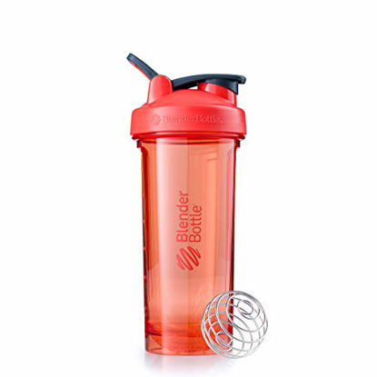 Picture of BlenderBottle Shaker Bottle Pro Series Perfect for Protein Shakes and Pre Workout, 28-Ounce, Coral
