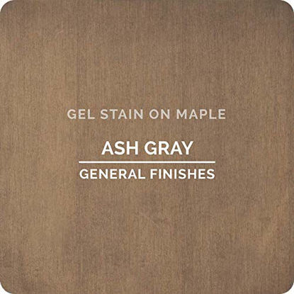 Picture of General Finishes Oil Base Gel Stain, 1/2 Pint, Ash Gray