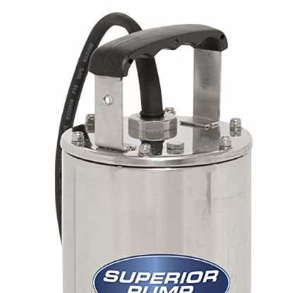 Picture of Superior Pump 91197 Stainless 1 HP Steel Utility Pump