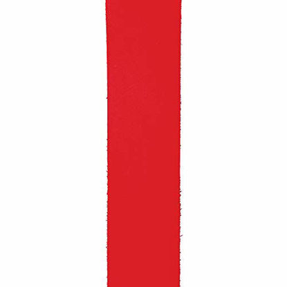 Picture of D'Addario Basic Leather Guitar Strap, Red