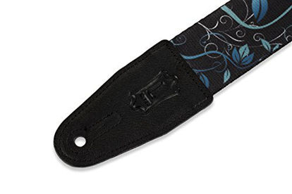 Picture of Levy's Leathers 2" Polyester Guitar Strap Sublimation-Printed with original artist's Design, Genuine Leather Ends (MPD2-038)