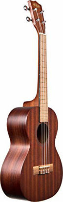 Picture of Kala KA-15T Satin Mahogany Tenor Ukulele Bundle with Gig Bag, Tuner, Austin Bazaar Instructional DVD, and Polishing Cloth