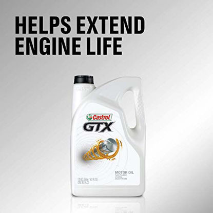 Picture of Castrol 03093-3PK GTX 10W-30 Conventional Motor Oil - 5 Quart, (Pack of 3)