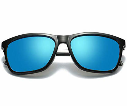 Picture of Joopin Unisex Polarized Sunglasses Men Women Vintage Sun Glasses (Blue Aluminum)
