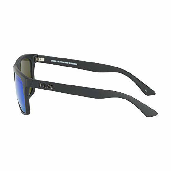 GetUSCart- HUK Eyewear Full Frame, Siwash, 125, Matte Black/Smoke
