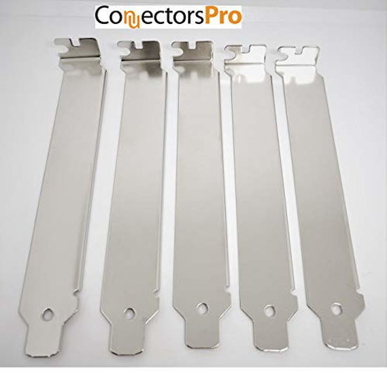 thumbnail image 2 of Connectors Pro - 10-PK PC Computer Low Profile Back Extension 8 Cm 3 Inches Height 2 Cm 3/4 Inches Width Slot Cover, L Blank Stainless 2 of 11