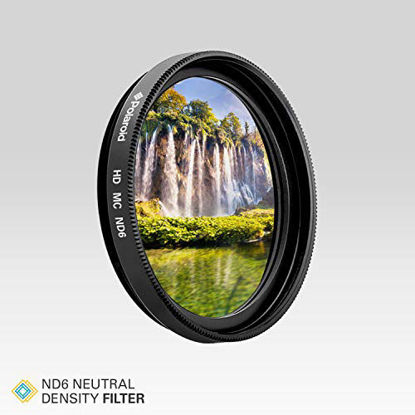 Picture of Polaroid Optics 52mm Neutral Density Filter [ND 0.6] Compatible w/ All Popular Camera Lens Models