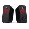 Picture of Redragon GS500 Stentor PC Gaming Speaker, 2.0 Channel Stereo Desktop Computer Speaker with Red Backlight, Quality Bass and Crystal Clear Sound, USB Powered with a 3.5mm Connector