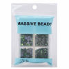 Picture of 4000pcs Mixed Size Hot Fix Round Crystals Gems Glass Stones Hotfix Flat Back Rhinestones (Peridot)