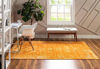 Picture of Unique Loom Sofia Collection Traditional Vintage Area Rug, 2' 2" x 3', Orange/Yellow