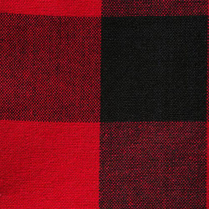 Picture of DII Buffalo Check Collection Classic Tabletop, Table Topper, 40x40, Red & Black