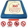 Picture of NTBAY Microfiber California King Fitted Sheet, Wrinkle, Fade, Stain Resistant Deep Pocket Bed Sheet, Royal Blue