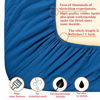 Picture of NTBAY Microfiber California King Fitted Sheet, Wrinkle, Fade, Stain Resistant Deep Pocket Bed Sheet, Royal Blue