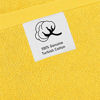 Picture of Hotel & Spa Quality Turkish Cotton, Absorbent & Soft Decorative Luxury 4-Piece Bath Towel Set by United Home Textile, Lemon Yellow