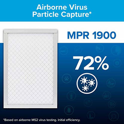 Picture of Filtrete 18x24x1, AC Furnace Air Filter, MPR 1900, Healthy Living Ultimate Allergen, 6-Pack (exact dimensions 17.81 x 23.81 x 0.78)