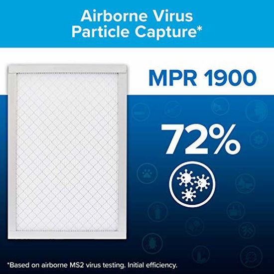 Picture of Filtrete 18x24x1, AC Furnace Air Filter, MPR 1900, Healthy Living Ultimate Allergen, 6-Pack (exact dimensions 17.81 x 23.81 x 0.78)