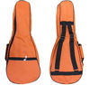Picture of HOT SEAL Waterproof Durable Colorful Ukulele Cotton Case Bag with Storage (21in, orange)