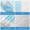 Picture of 2000 PCS Wholesale Bulk Disposable Face Masks Blue (40 Boxes, 50pcs/Box), 3-Layers Breathable Face Mask with Adjustable Earloop for Business PPE