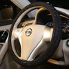 Picture of Bling Steering Wheel Cover Black for Women Car, 15 Inch Universal with Black Crystal Rhinestone Diamond Cool Bling Accessories Anti-Slip Wheel Protector
