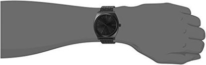 Picture of Nixon A045-001 Time Teller A045. Black Womens Watch (37mm. Black Metal Band/Black Watch Face)