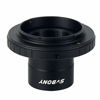 Picture of SVBONY T Adapter 1.25 inches and T2 T Ring Adapter Compatible for Any Standard Nikon Lens and Telescope Microscope Metal