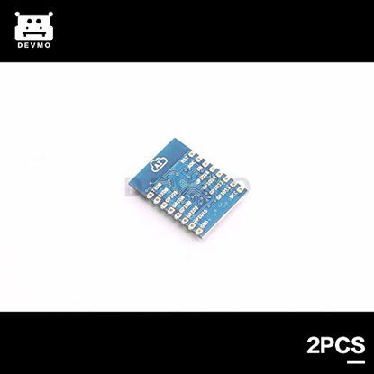 Picture of DEVMO 2PCS ESP8266 Esp-07 ESP07 Remote Serial Port WiFi Transceiver Module AP+STA Converter Compatible with Ar-duino Raspberry Pi SMT32 Development Board