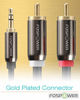 Picture of 3.5mm to RCA Cable (10FT), FosPower RCA Audio Cable 24K Gold Plated Male to Male Stereo Aux Cord [Left/Right] Y Splitter Adapter Step Down Design