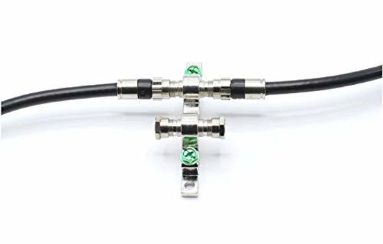 Picture of 40' Feet, White RG6 Coaxial Cable (Coax Cable) with Connectors, F81 / RF, Digital Coax - AV, Cable TV, Antenna, and Satellite, CL2 Rated, 40 Foot