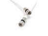 Picture of 40' Feet, White RG6 Coaxial Cable (Coax Cable) with Connectors, F81 / RF, Digital Coax - AV, Cable TV, Antenna, and Satellite, CL2 Rated, 40 Foot
