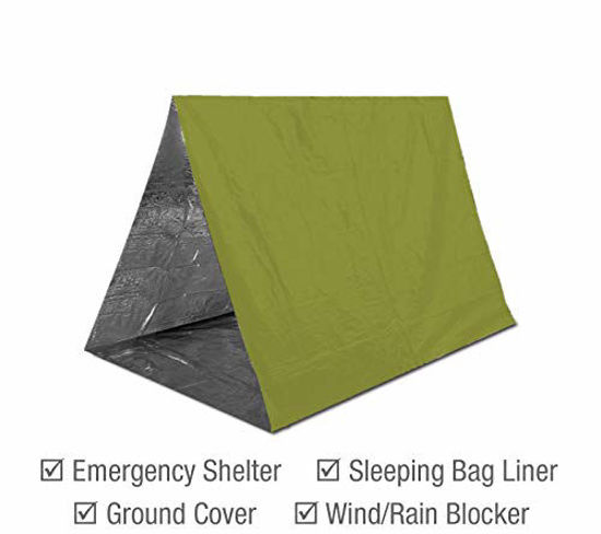 Outdoors Survival Emergency Mylar Thermal Blanket for NASA Marathons and First Aid 6-Pack Hiking FullLit Space Blankets