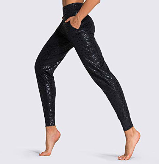 GetUSCart- THE GYM PEOPLE Women's Joggers Pants Lightweight Athletic  Leggings Tapered Lounge Pants for Workout, Yoga, Running (X-Small, Black  Leopard)