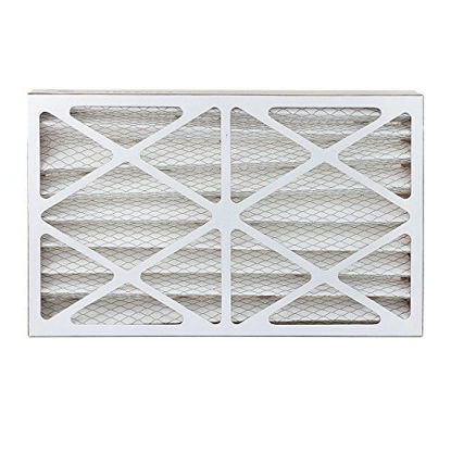 Picture of FilterBuy 18x22x4 MERV 8 Pleated AC Furnace Air Filter, (Pack of 2 Filters), 18x22x4 - Silver