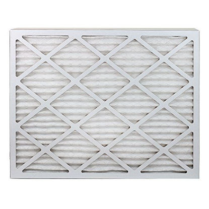 Picture of FilterBuy 25x28x1 MERV 8 Pleated AC Furnace Air Filter, (Pack of 2 Filters), 25x28x1 - Silver