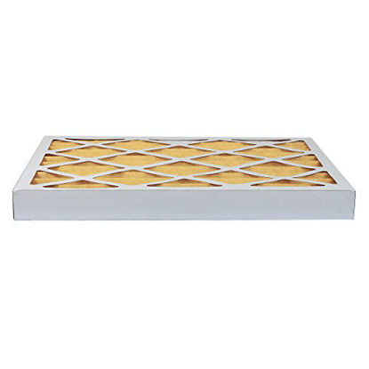 Picture of FilterBuy 15x20x2 MERV 11 Pleated AC Furnace Air Filter, (Pack of 2 Filters), 15x20x2 - Gold
