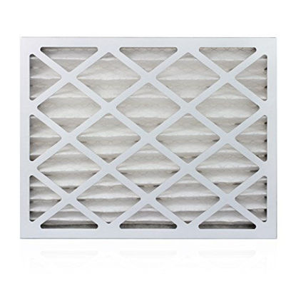 Picture of FilterBuy 13x21.5x2 MERV 8 Pleated AC Furnace Air Filter, (Pack of 4 Filters), 13x21.5x2 - Silver