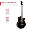 Picture of Best Choice Products Acoustic Electric Bass Guitar - Full Size, 4 String, Fretted Bass Guitar - Black